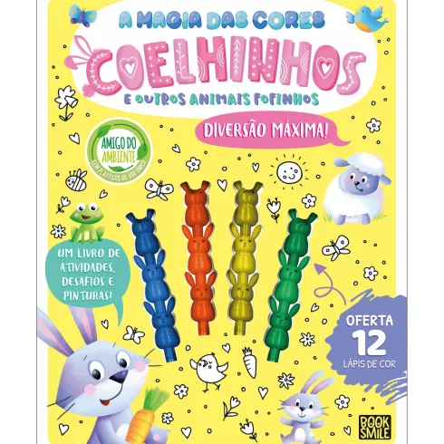 A Magia das Cores: Coelhinhos e Outros Animais Fofinhos