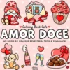 Amor Doce de Coloring Book Cafe