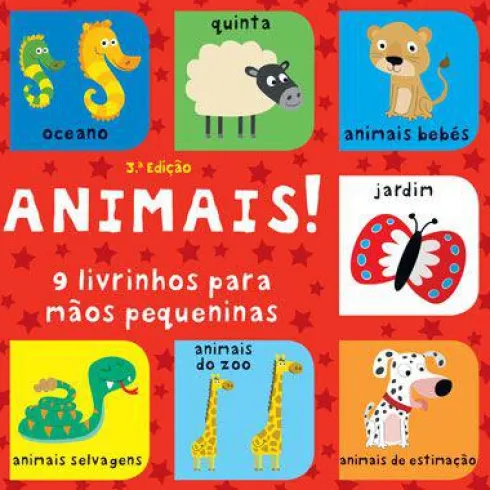 Animais! - 9 Livrinhos para Mãos Pequeninas