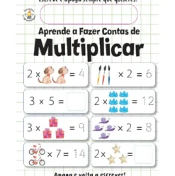 Aprende a Fazer Contas de Multiplicar de Elizabeth Golding - (3ª Edição)