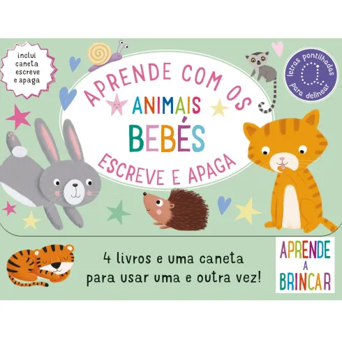 Aprende com os Animais Bebés - Escreve e Apaga