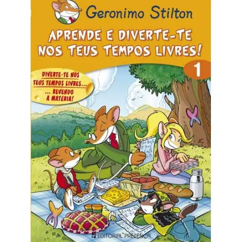 Aprende e Diverte-te nos Teus Tempos Livres 1 de Geronimo Stilton