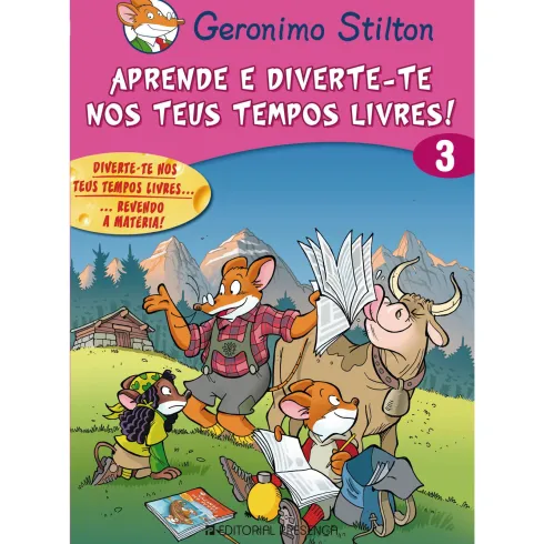 Aprende e Diverte-te nos Teus Tempos Livres 3 de Geronimo Stilton