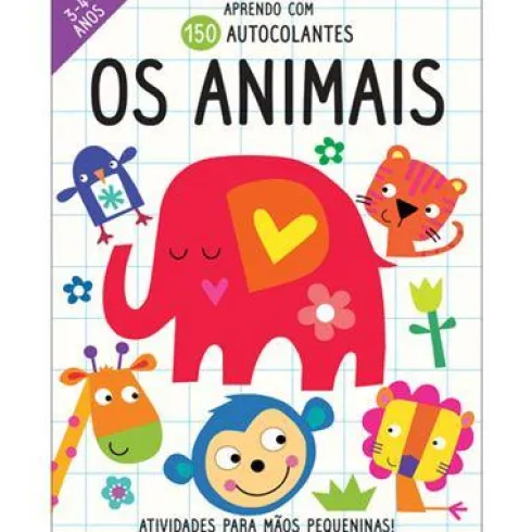 Aprendo com Autocolantes - Os Animais de Elizabeth Golding