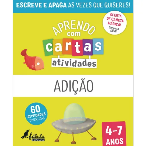 Aprendo com Cartas - Adição (4-7 Anos)