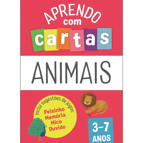 Aprendo com Cartas - Animais 3-7 Anos