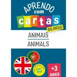 Aprendo com Cartas - Animais - Bilingue