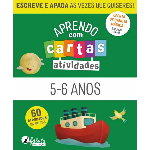 Aprendo com Cartas: Atividades 5-6 Anos de Livro