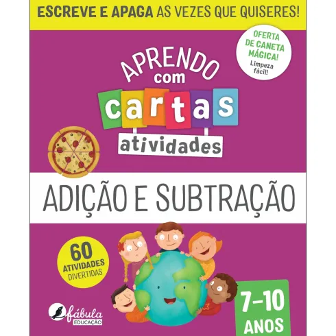 Aprendo Com Cartas: Atividades - Adição E Subtração 7-10 Anos de Jogo