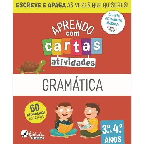 Aprendo Com Cartas: Atividades - Gramática 3.º E 4.º Anos de Livro
