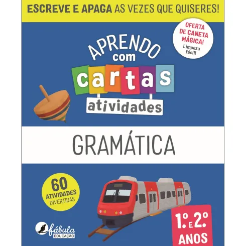 Aprendo com Cartas - Atividades: Gramática 1.º e 2.º Anos