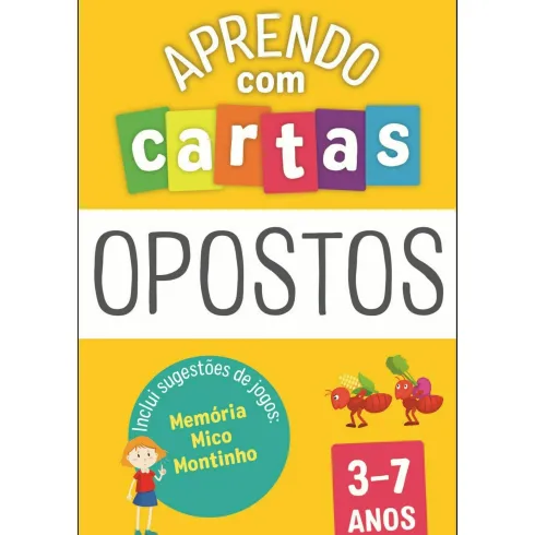Aprendo com Cartas: Opostos 3-7 Anos