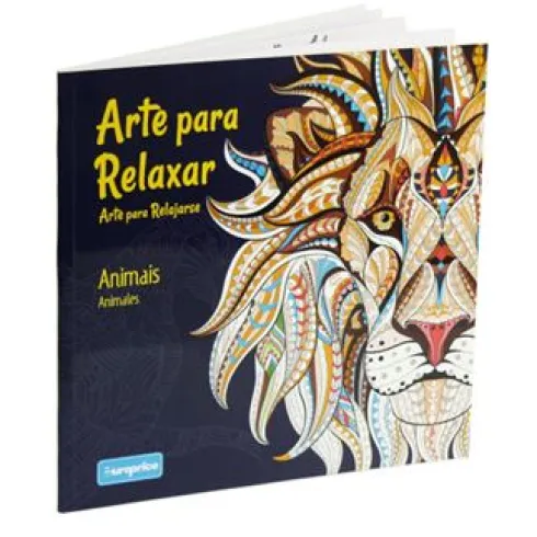 Arte para Relaxar - Animais (Livro de Colorir)