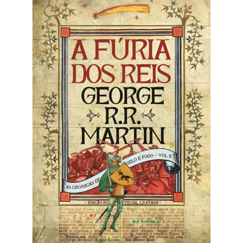 As Crónicas de Gelo e Fogo 3 - A Fúria dos Reis (Edição especial limitada) de George R. R. Martin