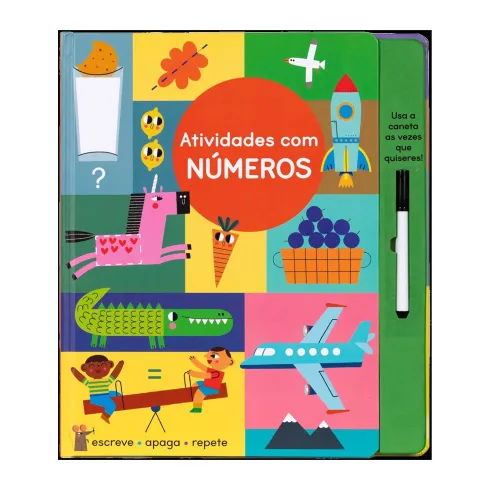 Atividades com Números - Escreve, Apaga, Repete