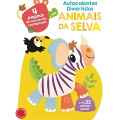 Autocolantes Divertidos - Animais Da Selva de Yoyo Books
