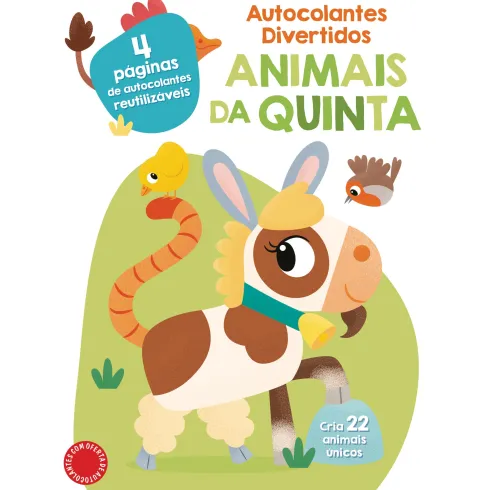 Autocolantes Divertidos - Animais Da Quinta de Yoyo Books