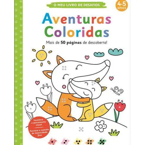 Aventuras Coloridas de Elizabeth Golding - O Meu Livro de Desafios: