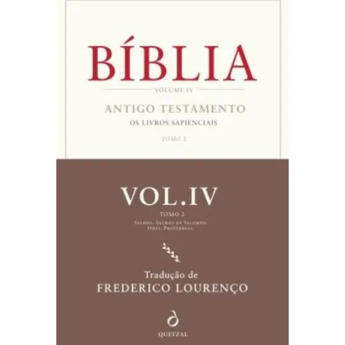 Bíblia - Volume IV, Tomo 2 de Frederico Lourenço