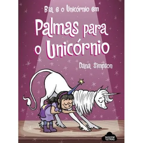 Bia e o Unicónio em Palmas para o Unicórnio de Dana Simpson