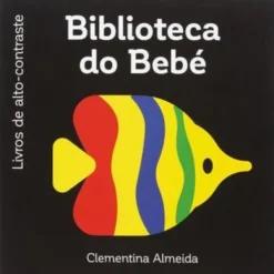 Biblioteca do Bebé (caixa Preta) de Clementina Almeida - Livros de Alto-contraste