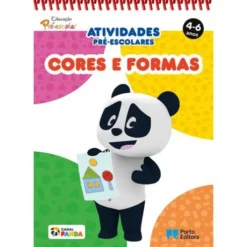 Bloco de Atividades Pré-Escolares Panda: Cores e Formas - 4-6 Anos