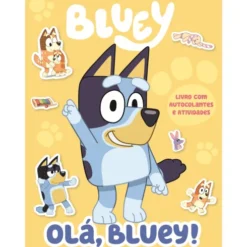 Bluey: Olá, Bluey!: Livro com Autocolantes