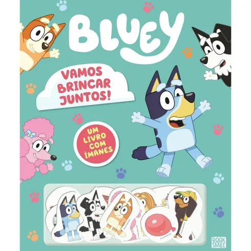 Bluey - Vamos Brincar Juntos : um Livro com Imanes