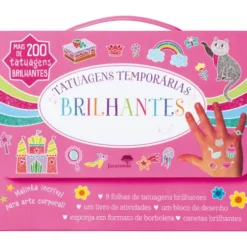 Brilhantes - Tatuagens Temporarias - Mala De Atividades de Livro