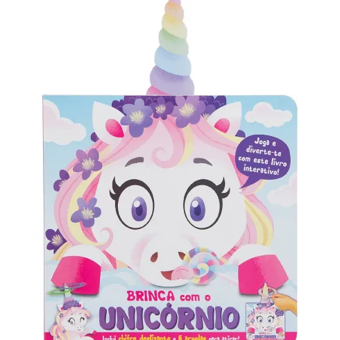 Brinca com o Unicórnio - Livro com Jogo de Argolas