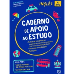 Caderno de Apoio ao Estudo - Inglês 5.º Ano de Clara Bugalhão e Ana Santos