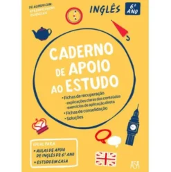 Caderno de Apoio ao Estudo - Inglês - 6.º Ano