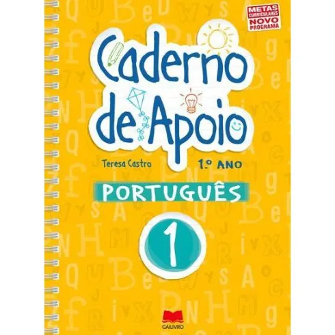Cadernos de Apoio de Português 1.º Ano de Teresa Castro