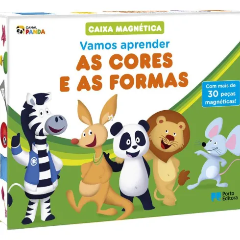 Canal Panda - Vamos Aprender as Cores e as Formas Caixa Magnética