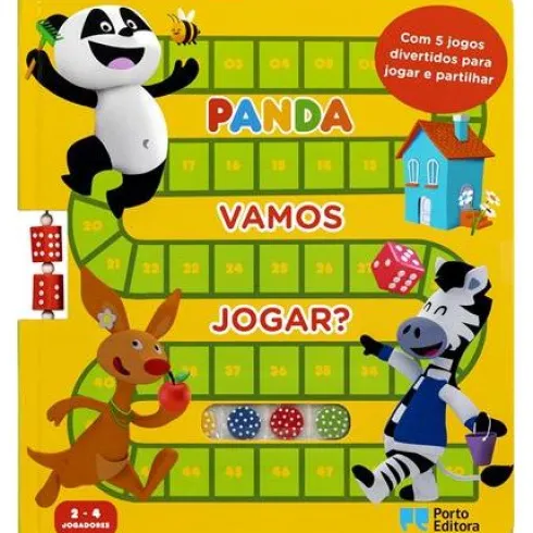 Canal Panda - Vamos Jogar? - com 5 Jogos de Tabuleiro para Jogar e Partilhar