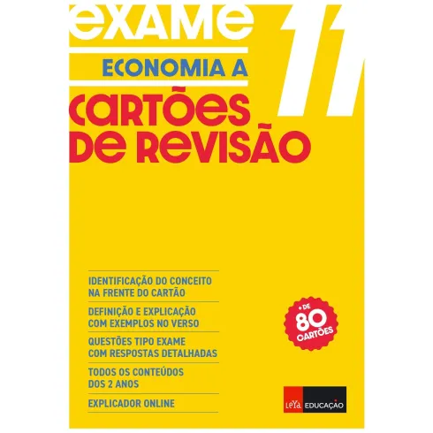 Cartões de Revisão Economia A (11.º Ano)