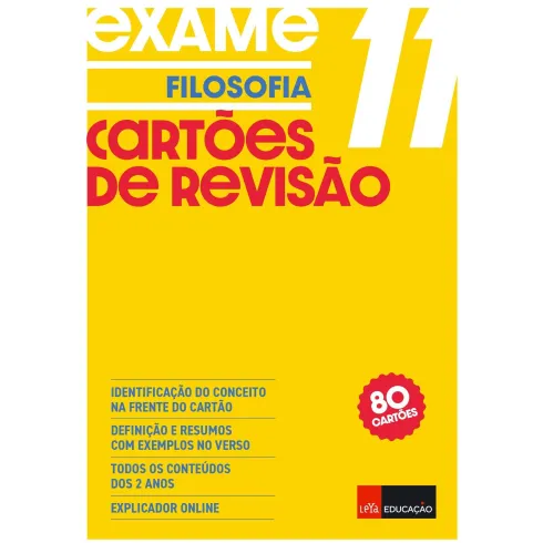 Cartões de Revisão Filosofia 11.º Ano