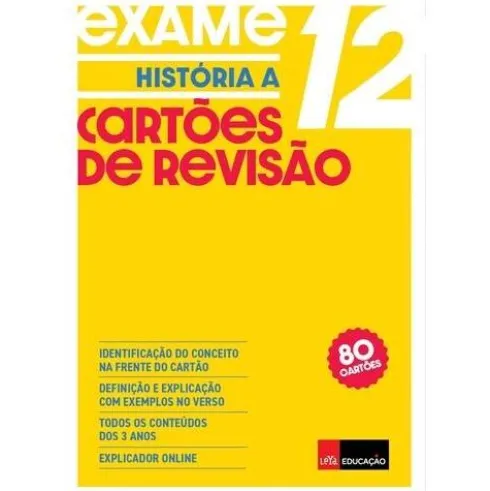Cartões de Revisão História A 12º