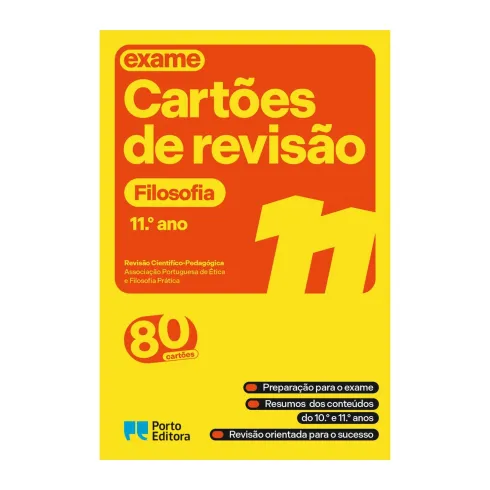 Cartões de Revisão - Livro Filosofia - 11.º Ano