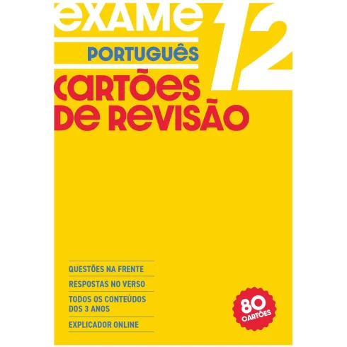 Cartões de Revisão Português 12 de Carla Marques