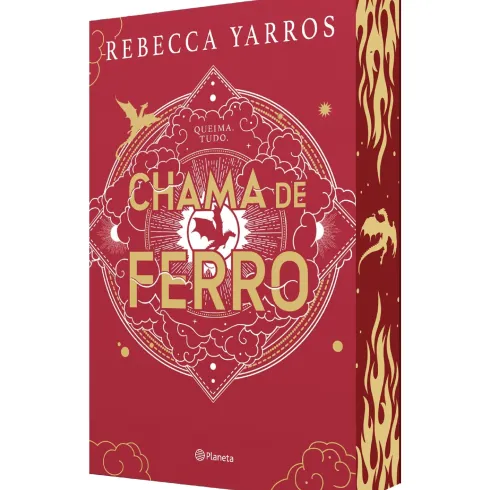 Chama De Ferro Nova Capa E Sprayed Edges de Rebecca Yarros
