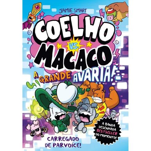 Coelho Vs. Macaco - A Grande Avaria! de Jamie Smart