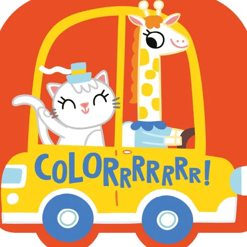 Colorrrr! Carro - Laranja - COLORRRR!
