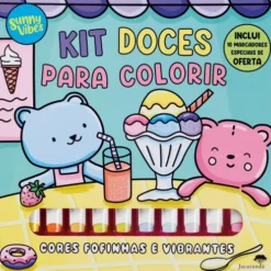 Conjunto Doces Para Colorir - Sunny Vibes de Livro