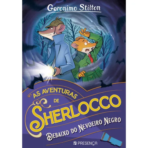 Debaixo do Nevoeiro Negro de Geronimo Stilton - As Aventuras de Sherlocco