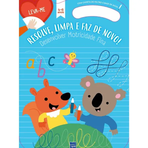 Desenvolver Motricidade Fina - Azul 4-6 Anos