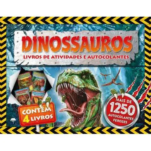 Dinossauros - Livros de Atividades e Autocolantes