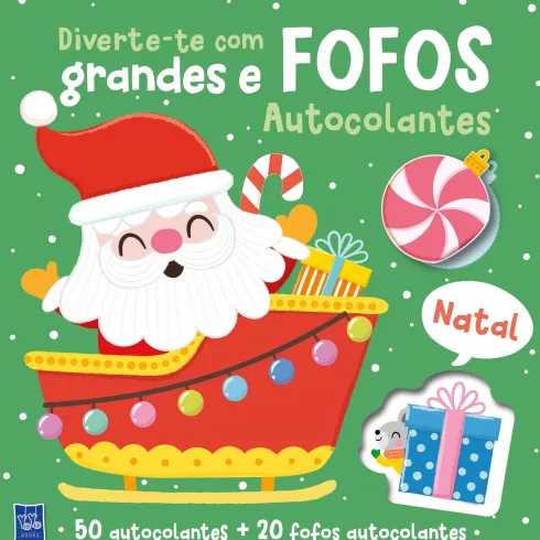 Diverte-Te Com Grandes E Fofos Autocolantes - Natal de YOYO BOOKS