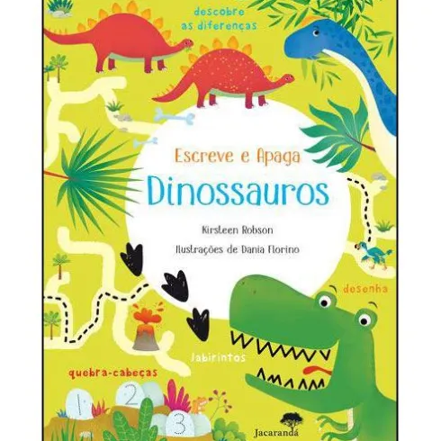 Escreve e Apaga Dinossauros de Kirsleen Robson