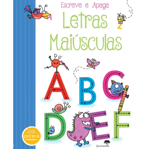 Escreve e Apaga - Letras Maiúsculas